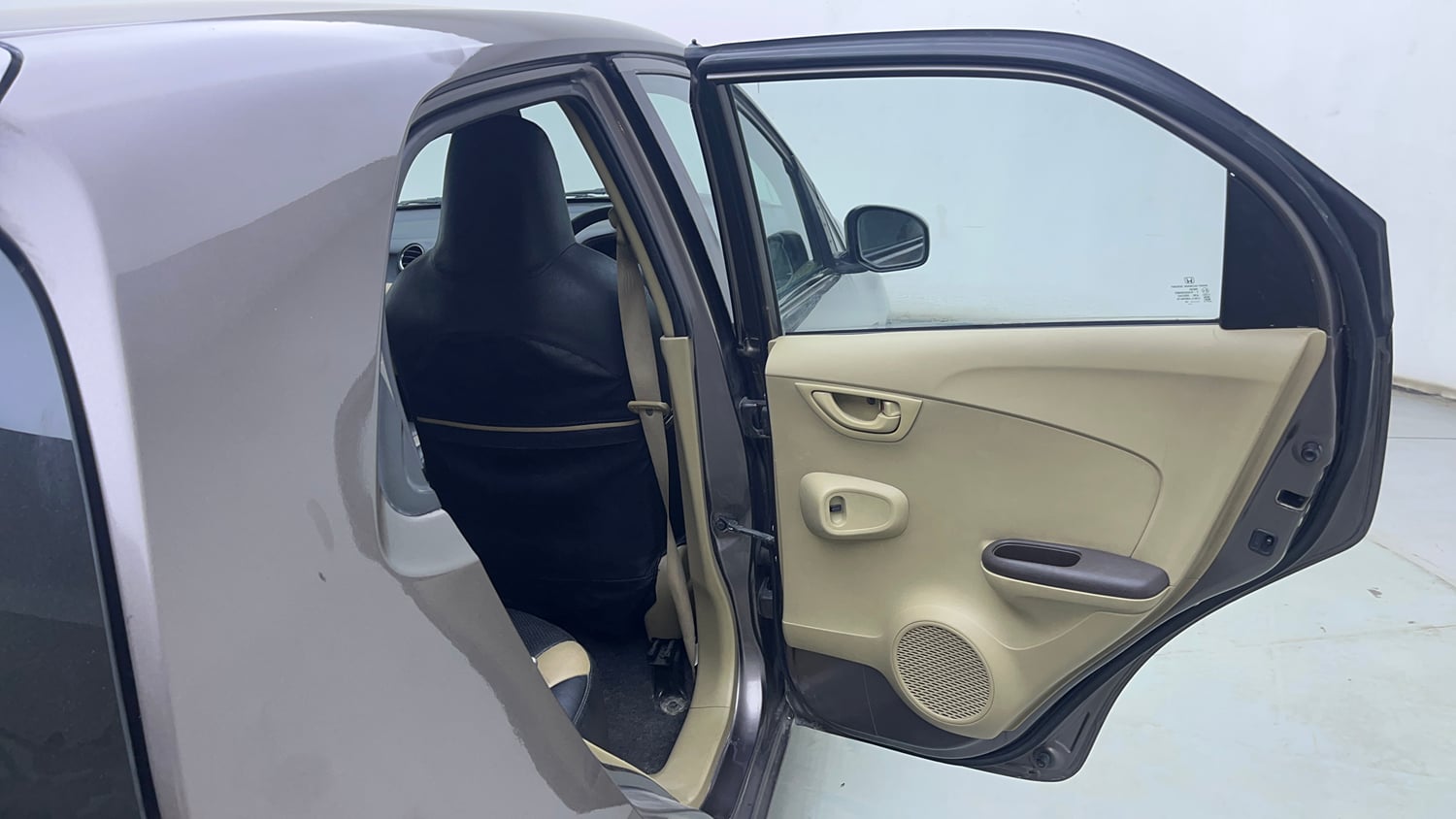 Used 2013 Honda Brio S(O)MT Petrol Manual interior RIGHT REAR DOOR OPEN VIEW