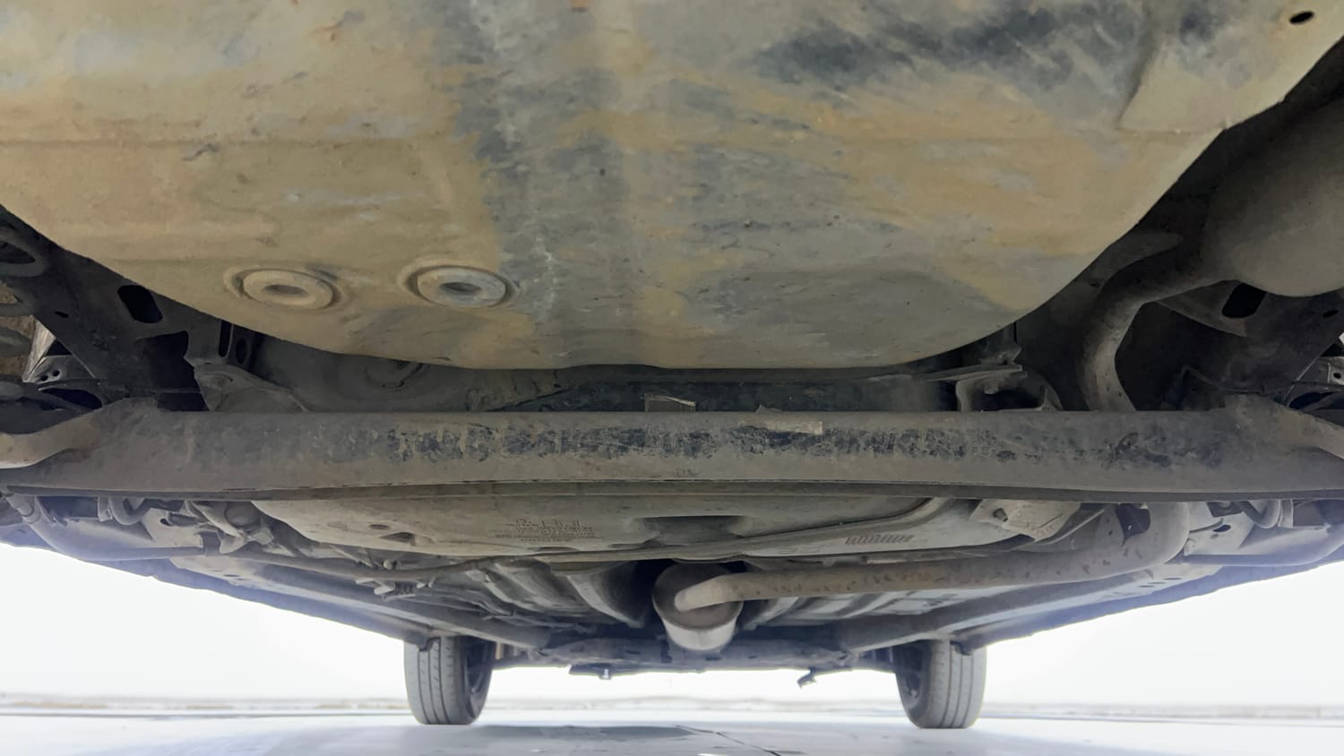 Used 2020 Maruti Suzuki Wagon R ZXi 1.2 Petrol Manual extra REAR UNDERBODY VIEW (TAKEN FROM REAR)