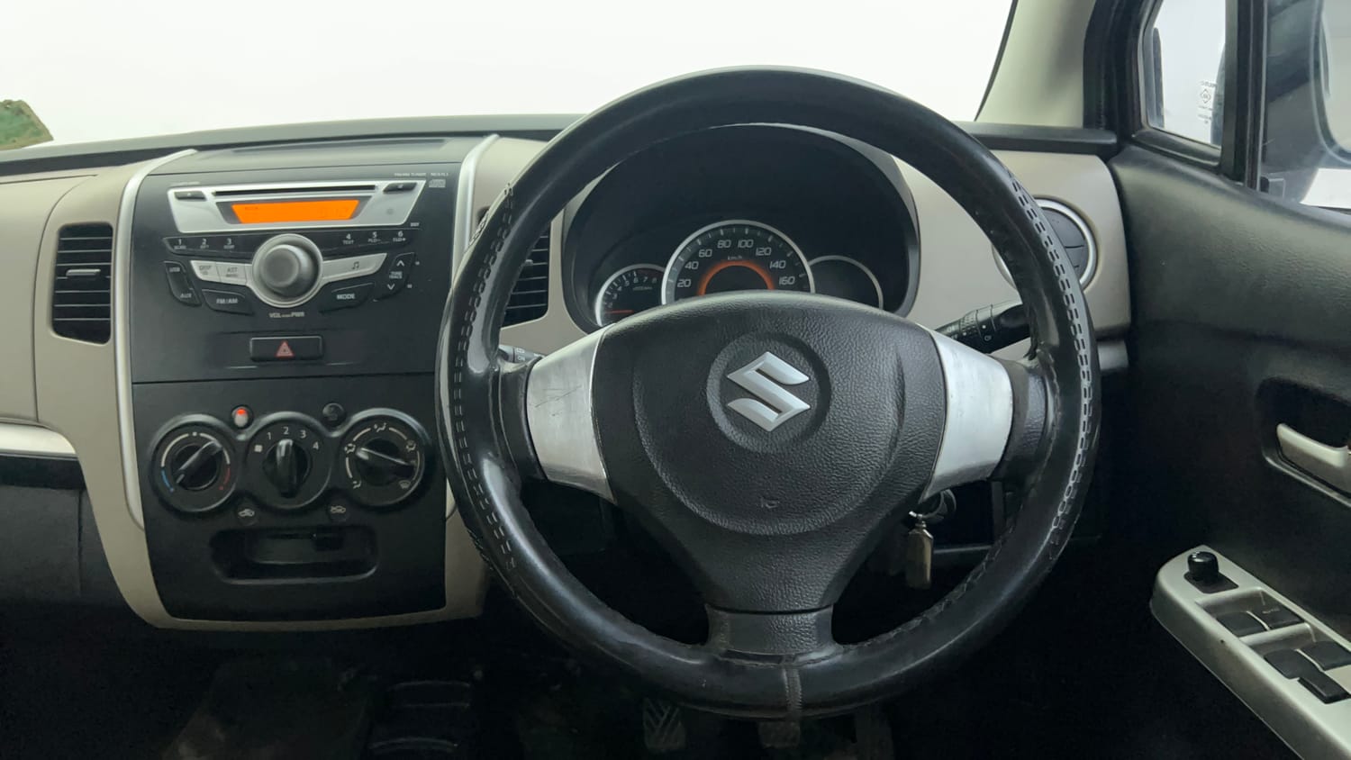 Used 2016 Maruti Suzuki Wagon R 1.0 VXI Petrol + CNG (Outside Fitted) Cng Manual interior STEERING VIEW