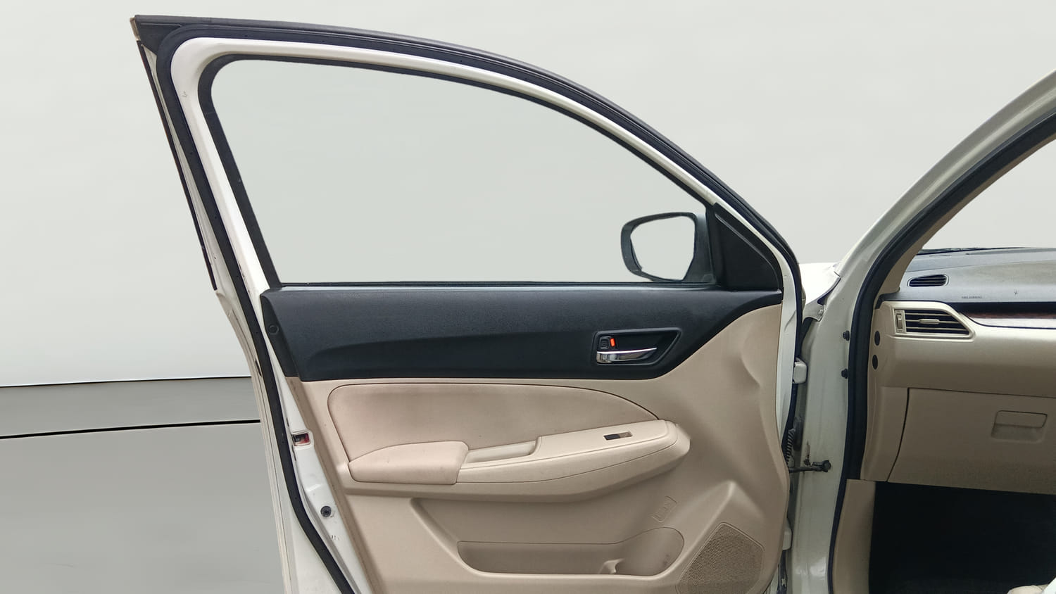 Used 2018 Maruti Suzuki Dzire VDi AMT Diesel Automatic interior LEFT FRONT DOOR OPEN VIEW