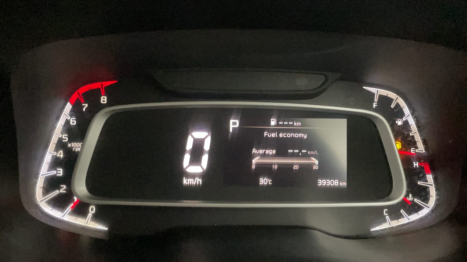 Used 2020 Kia Sonet GTX Plus 1.0 DCT Petrol Automatic interior CLUSTERMETER VIEW