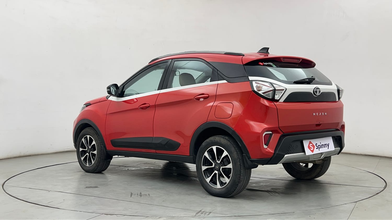Used 2021 Tata Nexon XZA Plus Petrol Automatic exterior LEFT REAR CORNER VIEW