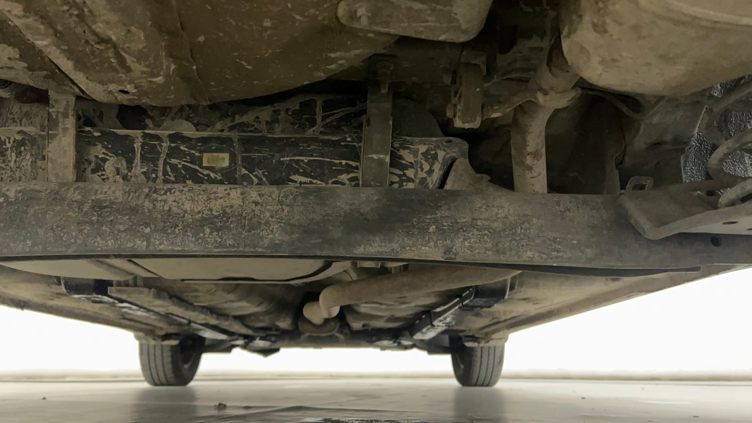 Used 2019 Hyundai Grand i10 Magna 1.2 Kappa VTVT Petrol Manual extra REAR UNDERBODY VIEW (TAKEN FROM REAR)