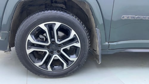 Used 2021 Jeep Compass Model S (O) Diesel 4x4 AT Diesel Automatic tyres LEFT FRONT TYRE RIM VIEW