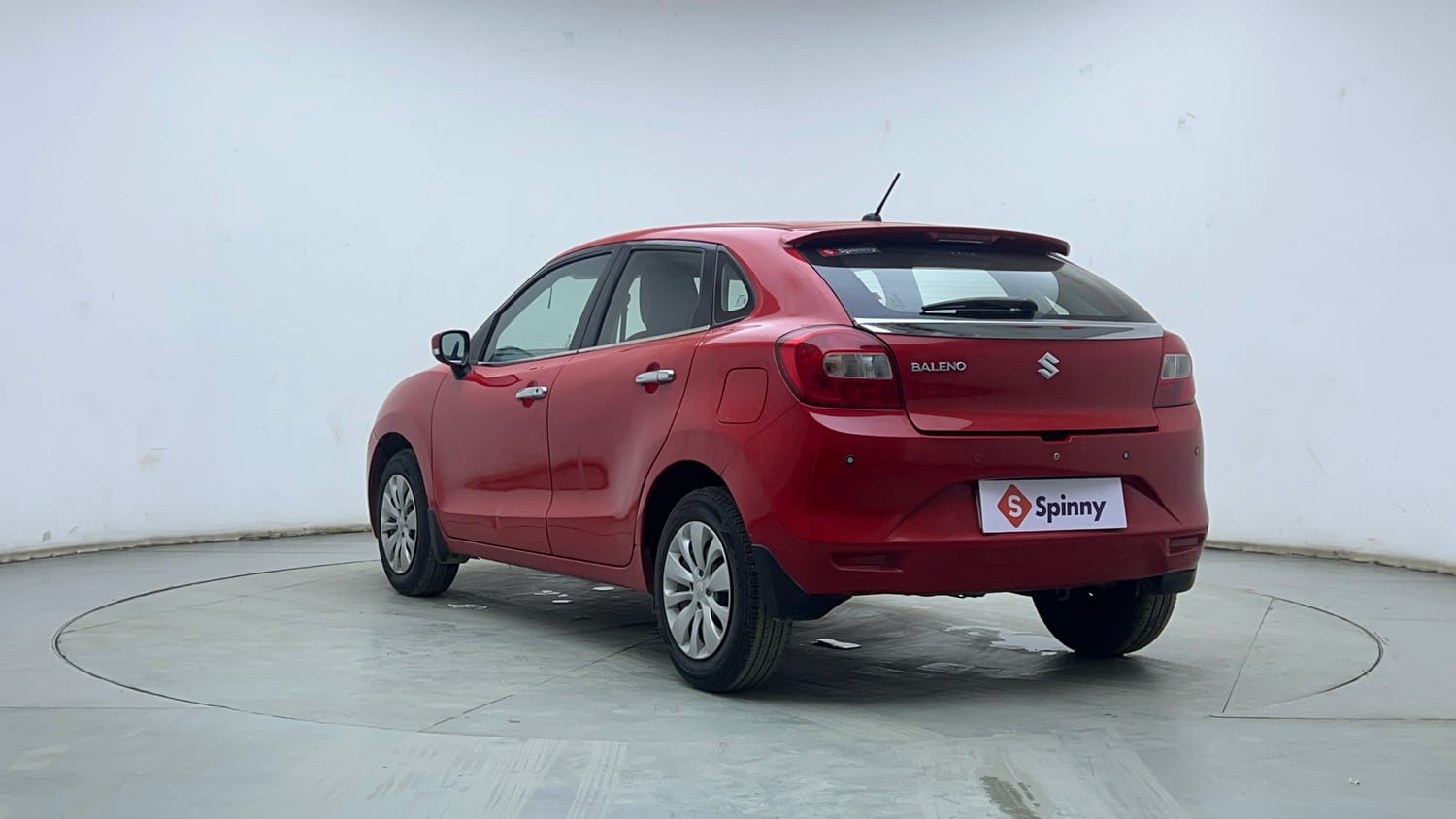 Used 2016 Maruti Suzuki Baleno Delta 1.2 AT Petrol Automatic exterior LEFT REAR CORNER VIEW