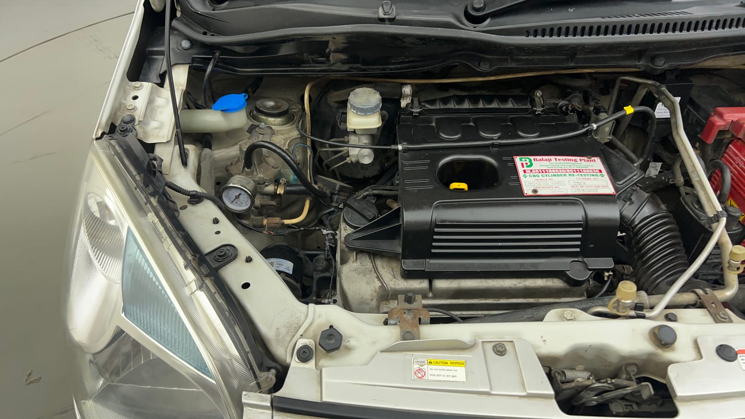 Used 2016 Maruti Suzuki Wagon R 1.0 VXI Petrol + CNG (Outside Fitted) Cng Manual engine ENGINE RIGHT SIDE VIEW