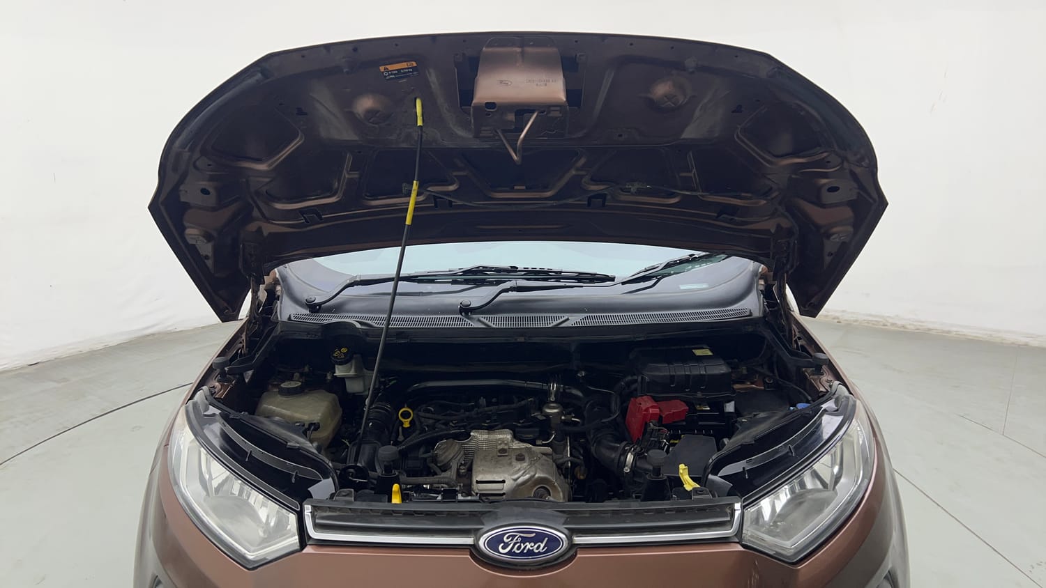 Used 2017 Ford EcoSport Trend+ 1.0L EcoBoost Petrol Manual engine ENGINE & BONNET OPEN FRONT VIEW