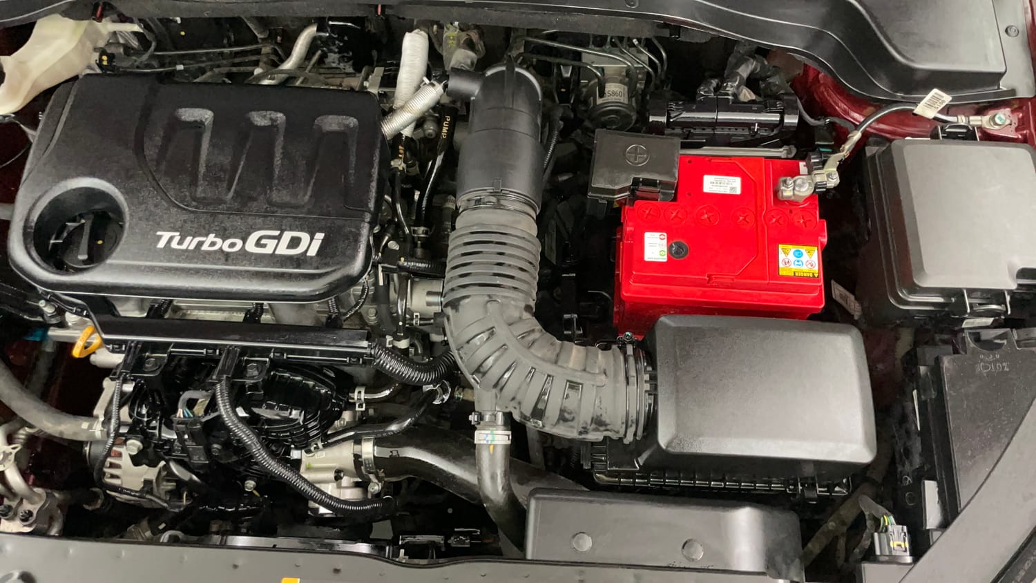 Used 2020 Kia Sonet GTX Plus 1.0 DCT Petrol Automatic engine ENGINE LEFT SIDE VIEW