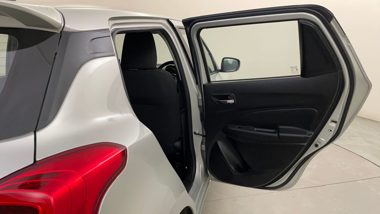 Used 2019 Maruti Suzuki Swift ZXi AMT Petrol Automatic interior RIGHT REAR DOOR OPEN VIEW