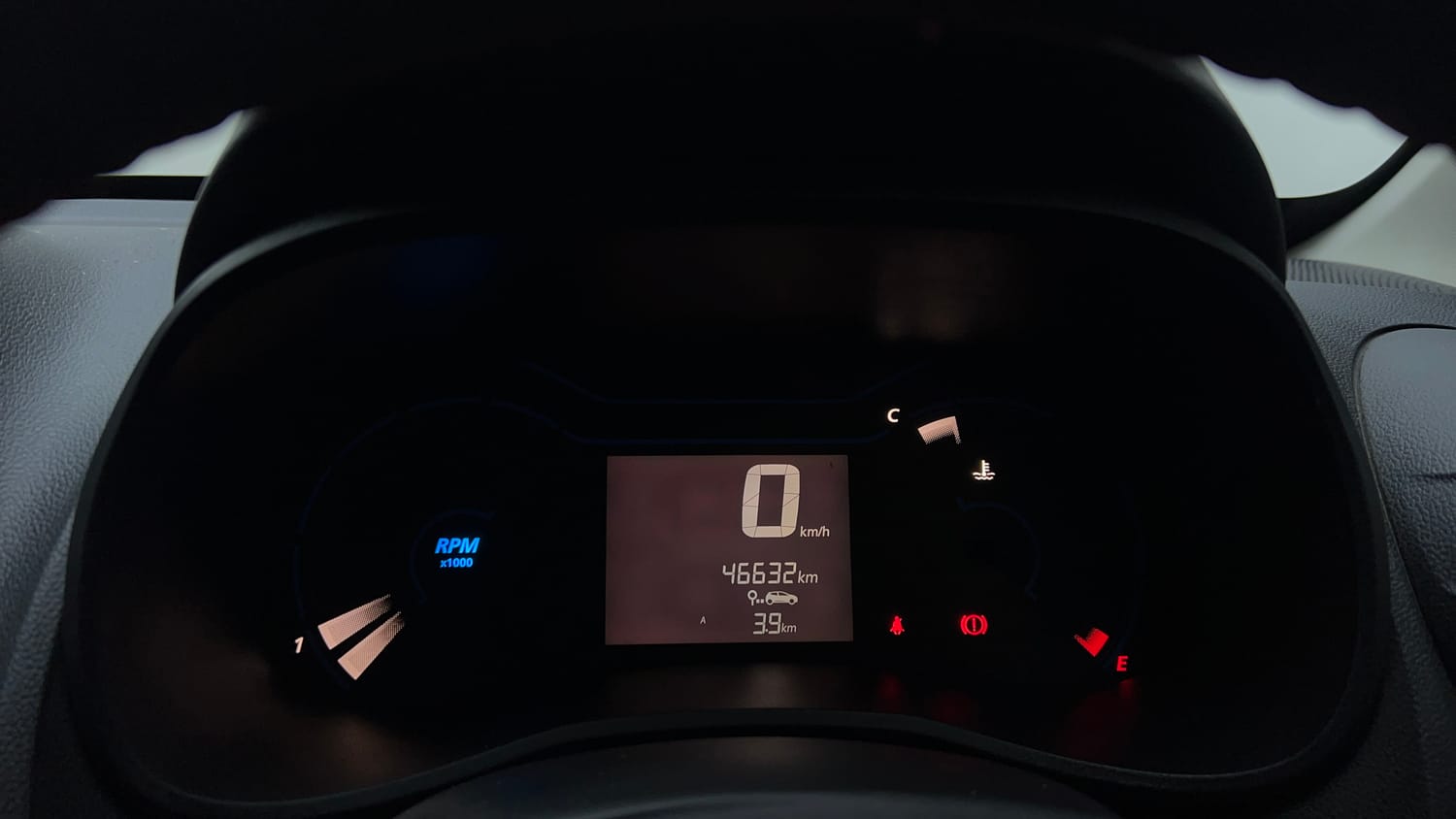 Used 2020 Renault Kwid CLIMBER 1.0 Petrol Manual interior CLUSTERMETER VIEW