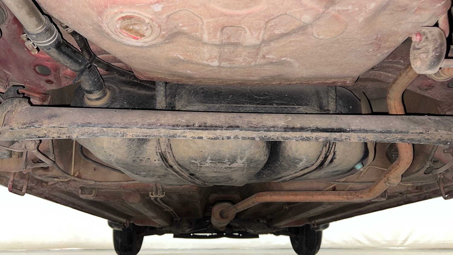 Used 2015 Maruti Suzuki Celerio VXi AMT Petrol Automatic extra REAR UNDERBODY VIEW (TAKEN FROM REAR)