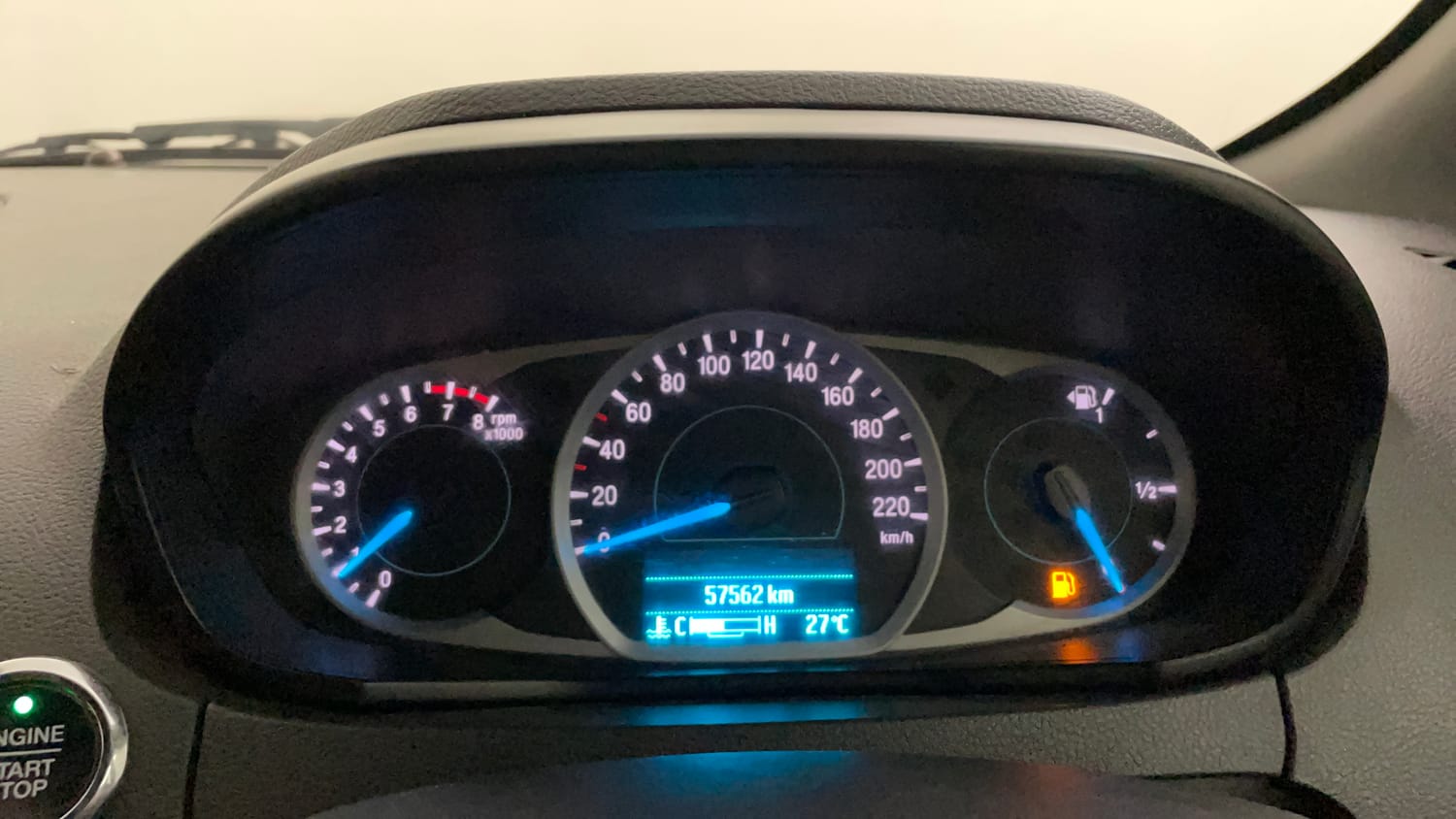 Used 2020 Ford Freestyle Titanium Plus 1.2 Ti-VCT Petrol Manual interior CLUSTERMETER VIEW