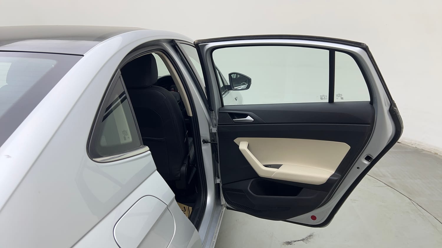 Used 2023 Volkswagen Virtus GT Plus 1.5 TSI EVO DSG Petrol Automatic interior RIGHT REAR DOOR OPEN VIEW