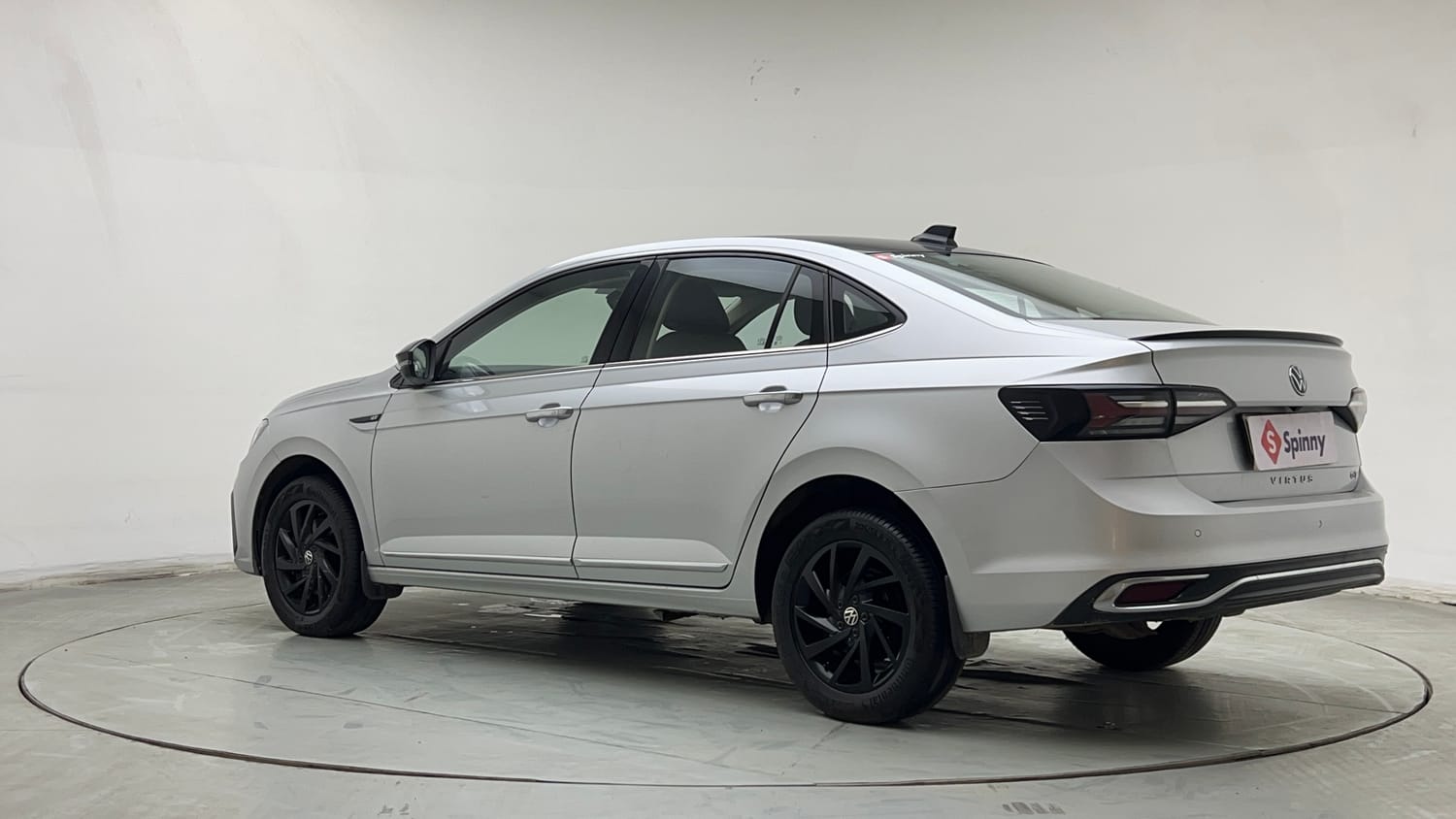 Used 2023 Volkswagen Virtus GT Plus 1.5 TSI EVO DSG Petrol Automatic exterior LEFT REAR CORNER VIEW