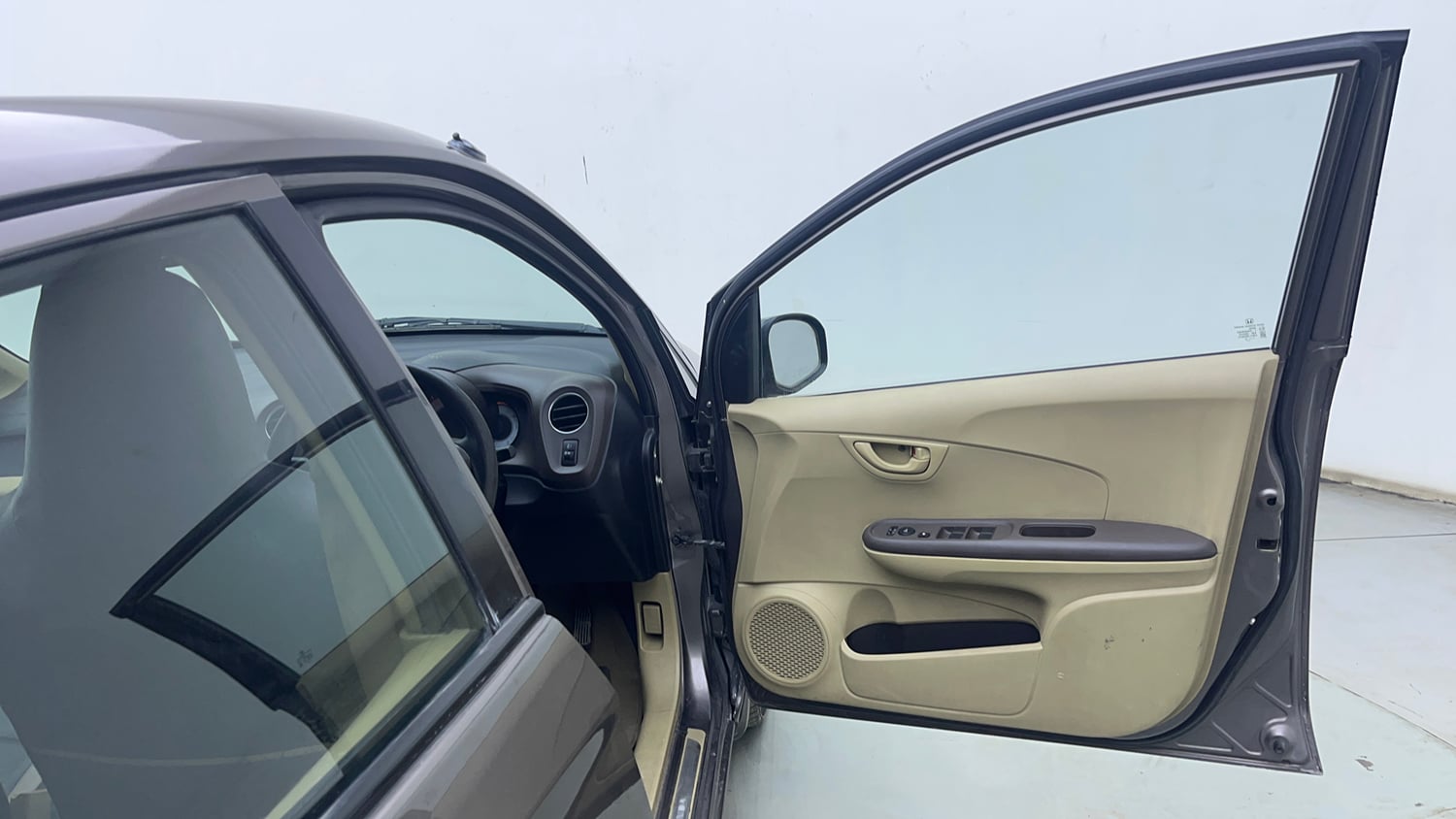 Used 2013 Honda Brio S(O)MT Petrol Manual interior RIGHT FRONT DOOR OPEN VIEW