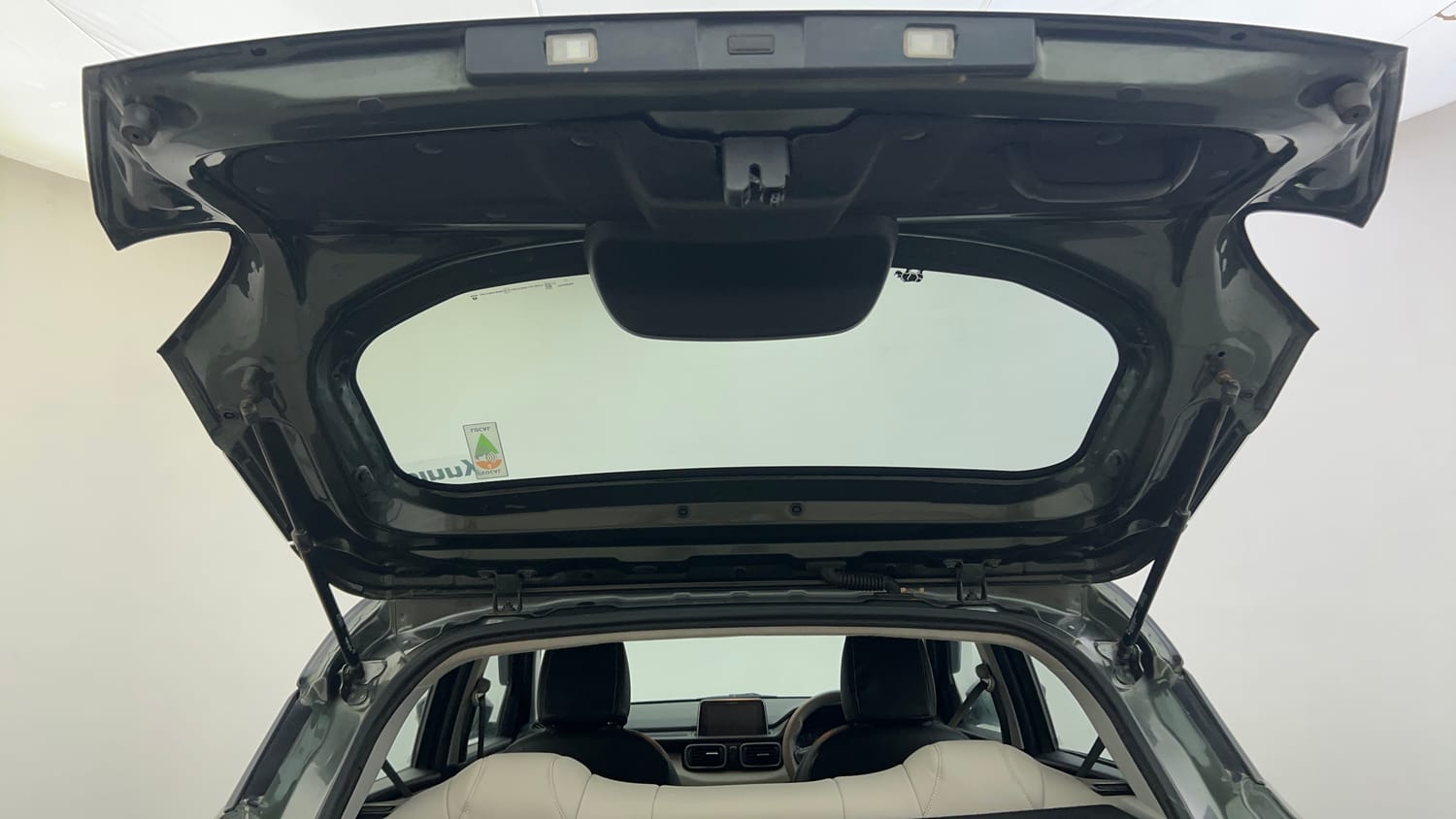 Used 2023 Tata Punch Camo Accomplished AMT Petrol Automatic interior DICKY DOOR OPEN VIEW