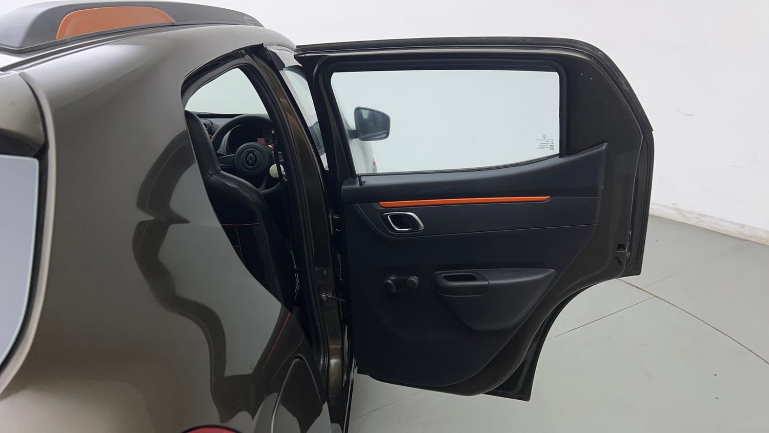 Used 2020 Renault Kwid CLIMBER 1.0 Petrol Manual interior RIGHT REAR DOOR OPEN VIEW