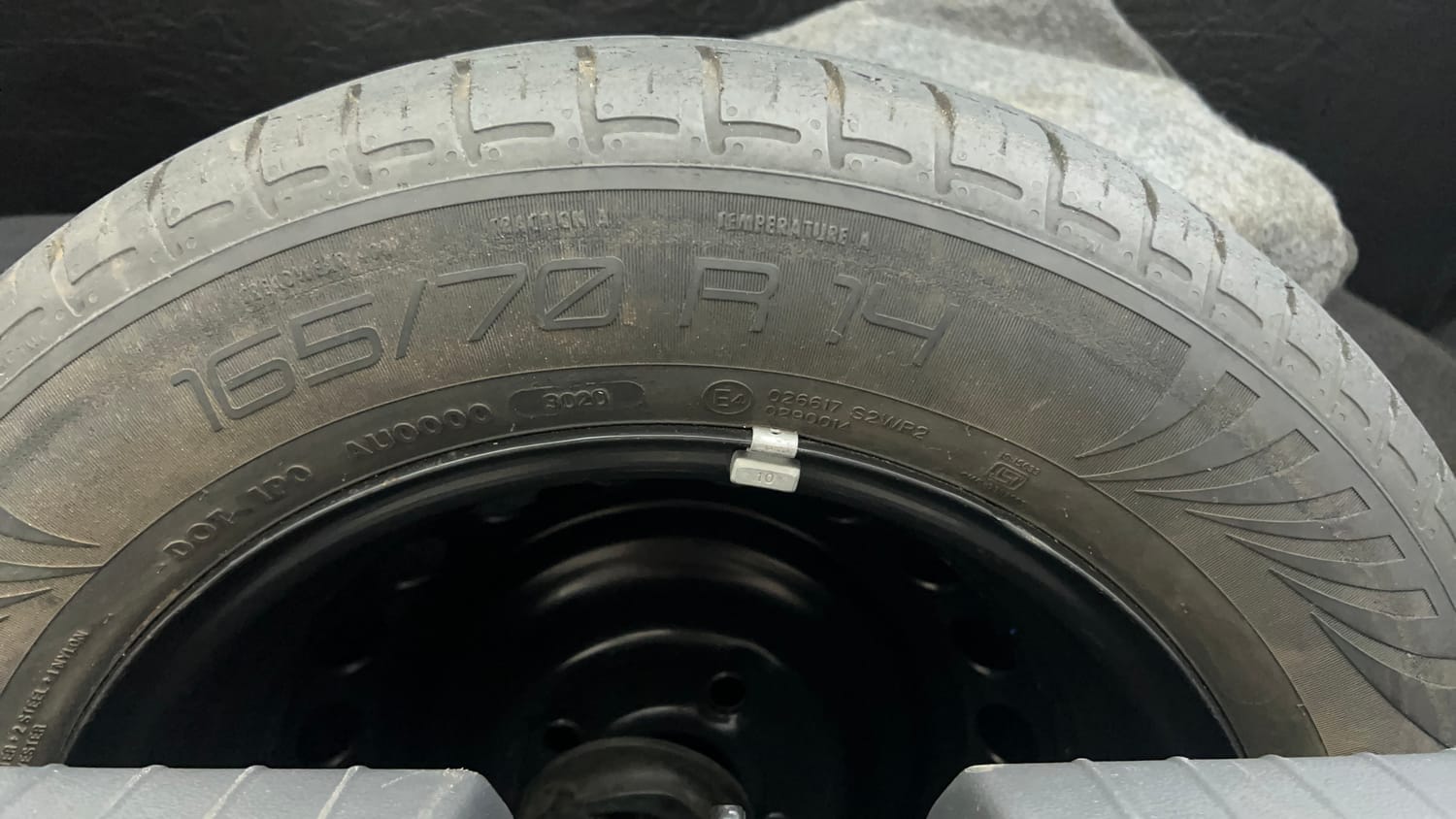 Used 2020 Hyundai Grand i10 Nios Sportz Petrol+cng(outside fitted) Cng Manual tyres SPARE TYRE VIEW