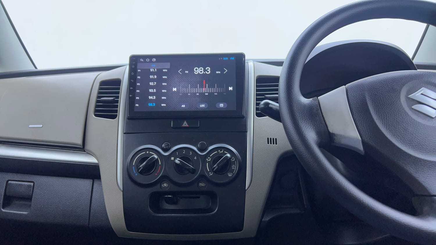 Used 2016 Maruti Suzuki Wagon R LXI CNG Cng Manual interior MUSIC SYSTEM & AC CONTROL VIEW