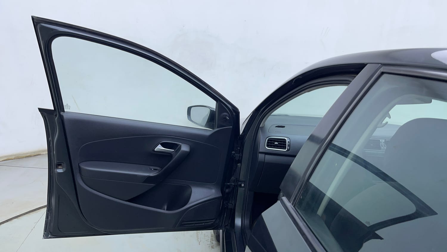 Used 2015 Volkswagen Polo Trendline 1.2L (P) Petrol Manual interior LEFT FRONT DOOR OPEN VIEW