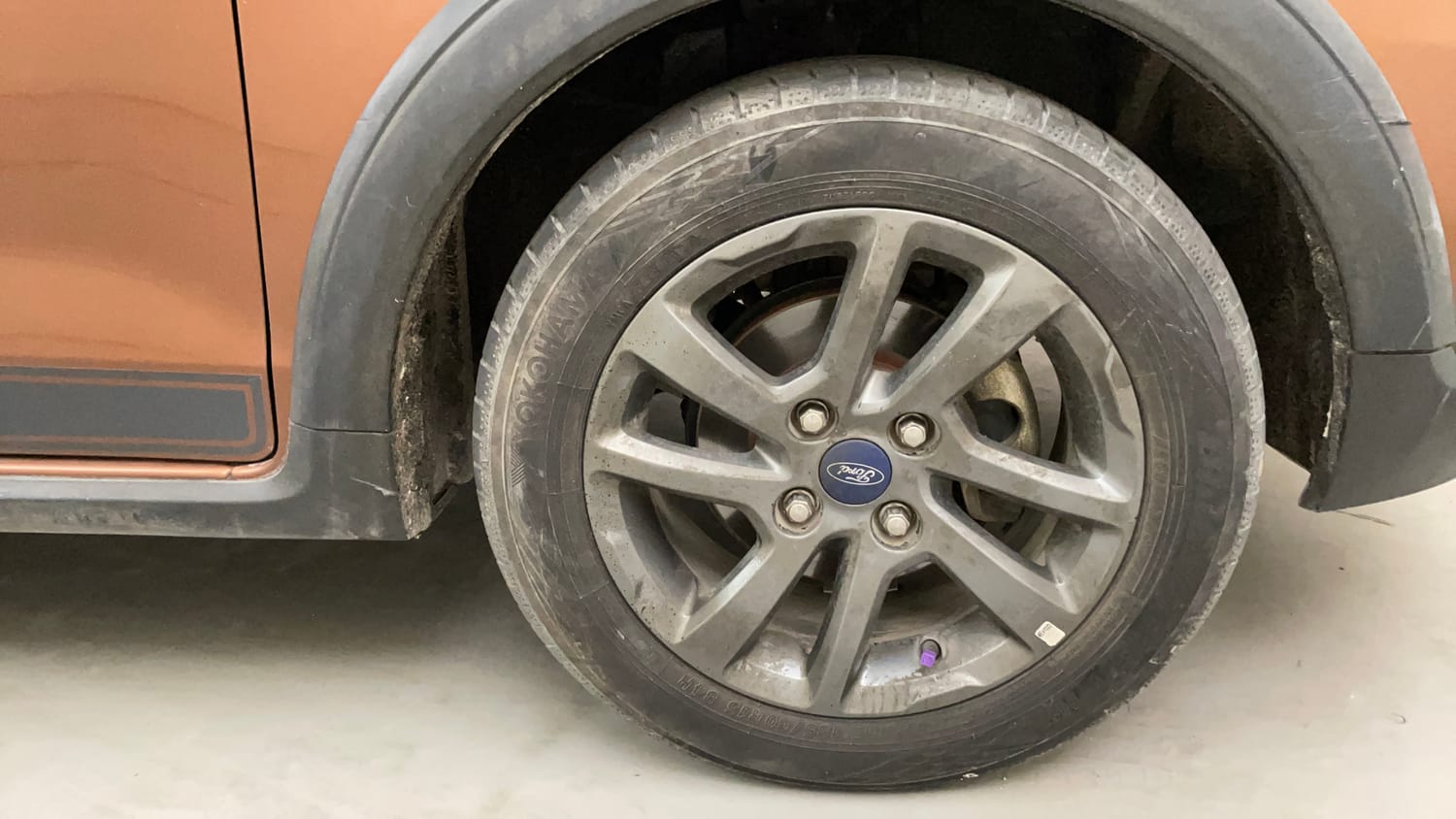 Used 2020 Ford Freestyle Titanium Plus 1.2 Ti-VCT Petrol Manual tyres RIGHT FRONT TYRE RIM VIEW