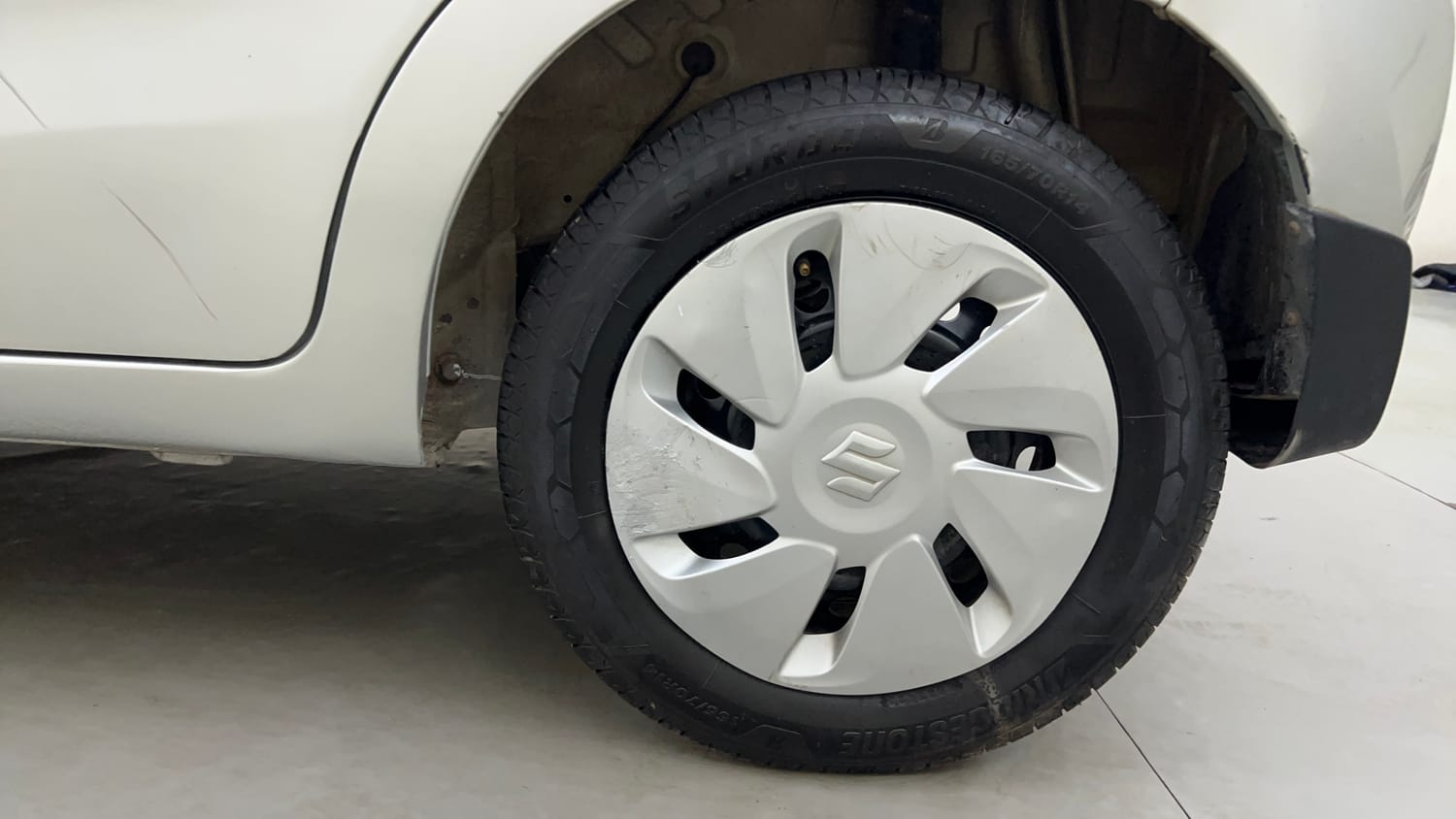 Used 2019 Maruti Suzuki Celerio ZXi Petrol Manual tyres LEFT REAR TYRE RIM VIEW