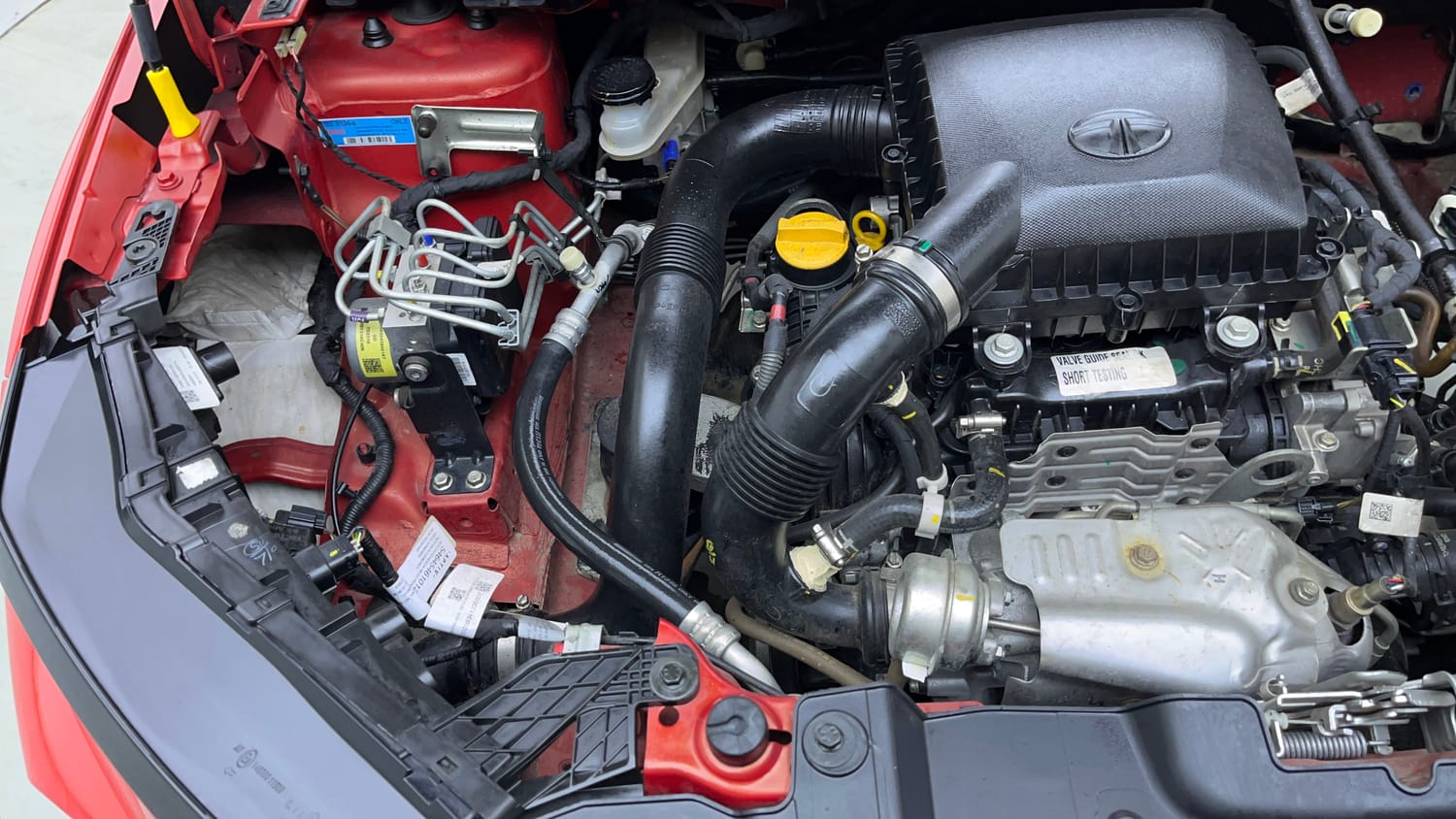 Used 2024 Tata Nexon Fearless Plus S 1.2 Revotron Petrol 6MT DT Petrol Manual engine ENGINE RIGHT SIDE VIEW