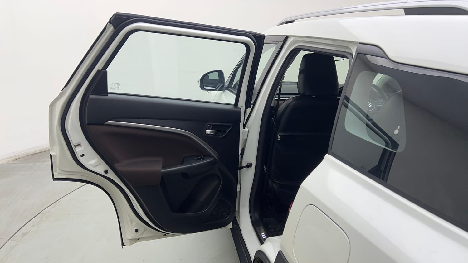Used 2024 Maruti Suzuki Brezza ZXi Petrol Manual interior LEFT REAR DOOR OPEN VIEW