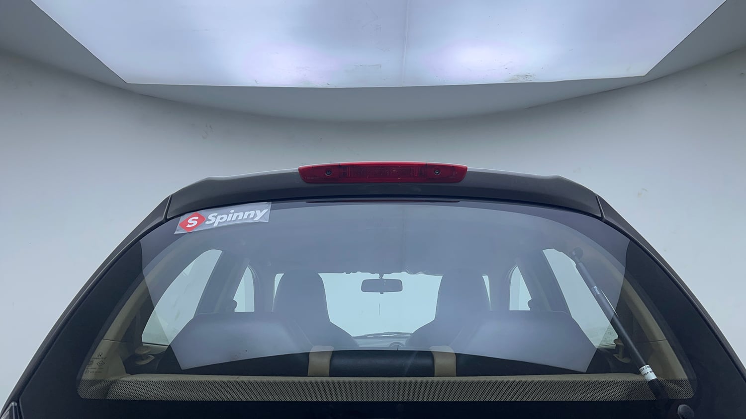 Used 2013 Honda Brio S(O)MT Petrol Manual exterior BACK WINDSHIELD VIEW