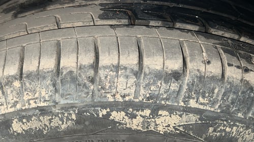 Used 2022 Tata Altroz XZ Petrol Petrol Manual tyres LEFT FRONT TYRE TREAD VIEW