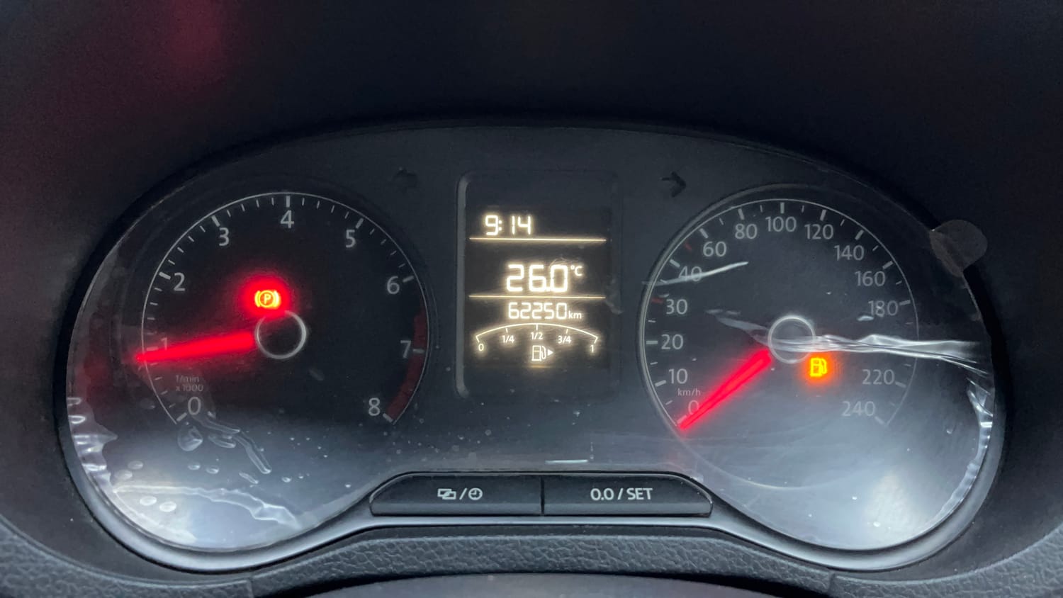 Used 2015 Volkswagen Polo Trendline 1.2L (P) Petrol Manual interior CLUSTERMETER VIEW