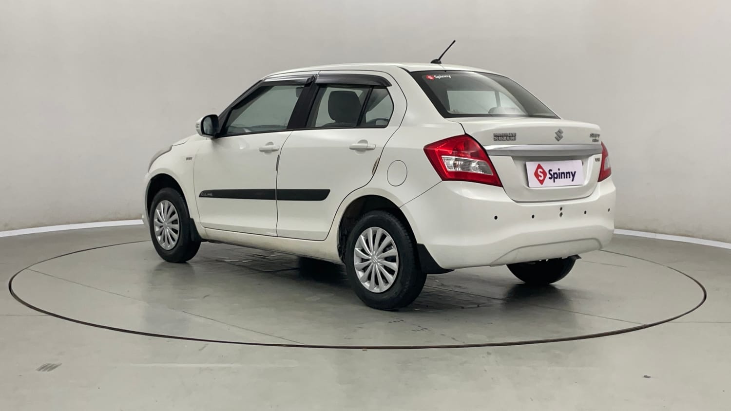 Used 2015 Maruti Suzuki Swift Dzire VXI Petrol Manual exterior LEFT REAR CORNER VIEW