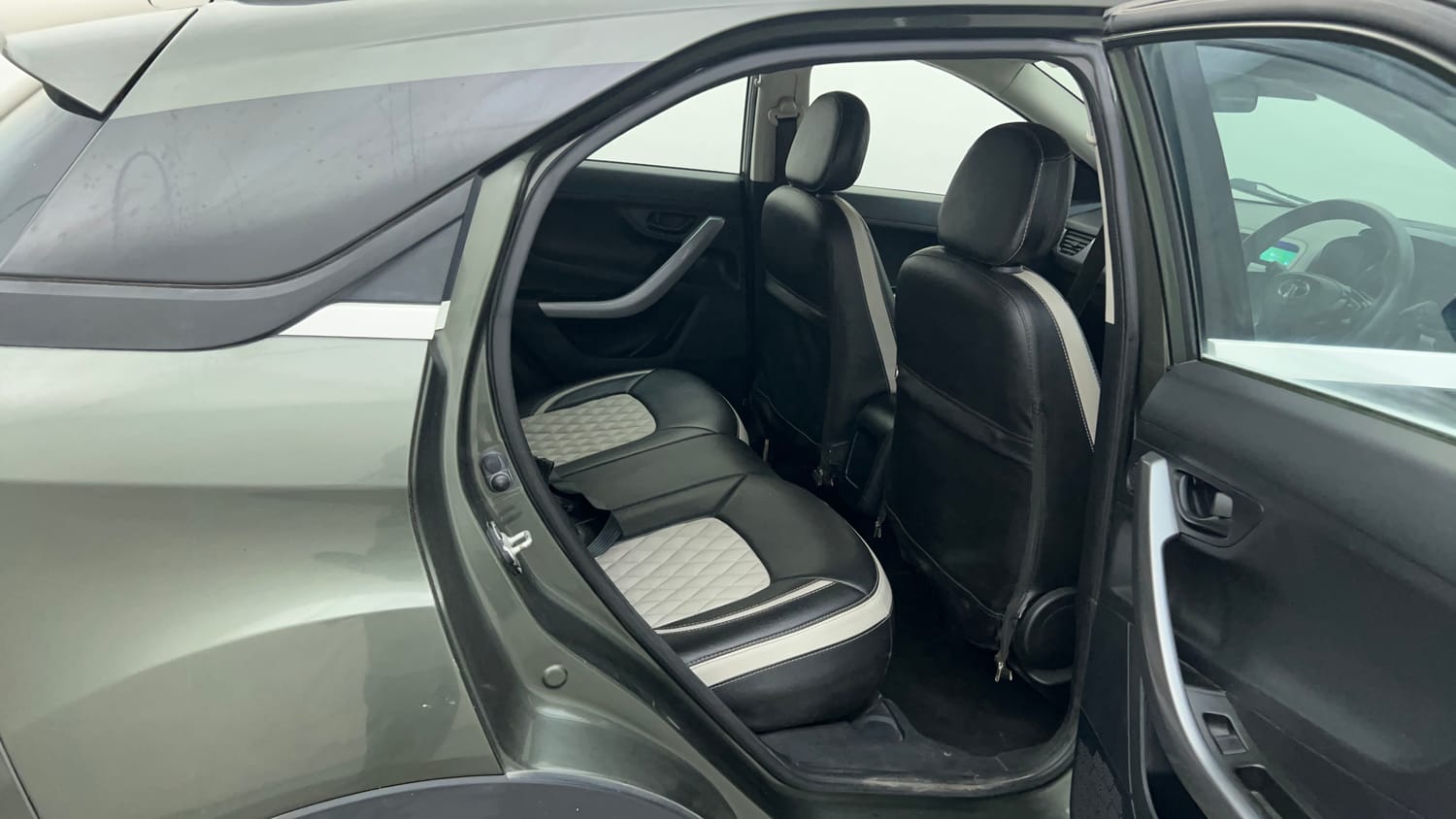 Used 2021 Tata Nexon XM Petrol Manual interior RIGHT SIDE REAR DOOR CABIN VIEW