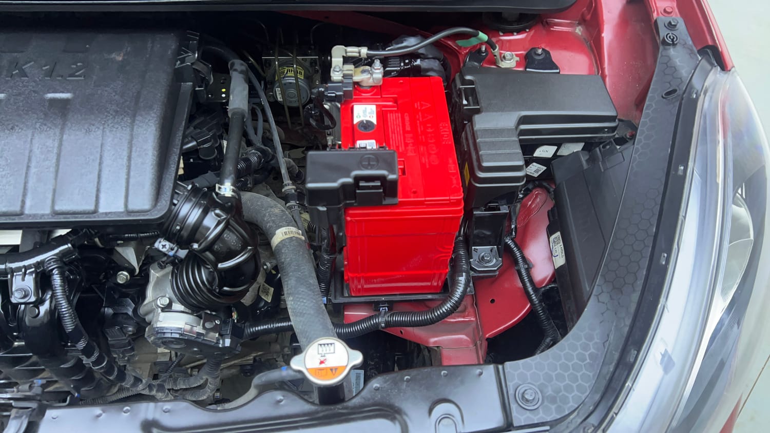 Used 2020 Hyundai Aura SX 1.2 Petrol Petrol Manual engine ENGINE LEFT SIDE VIEW