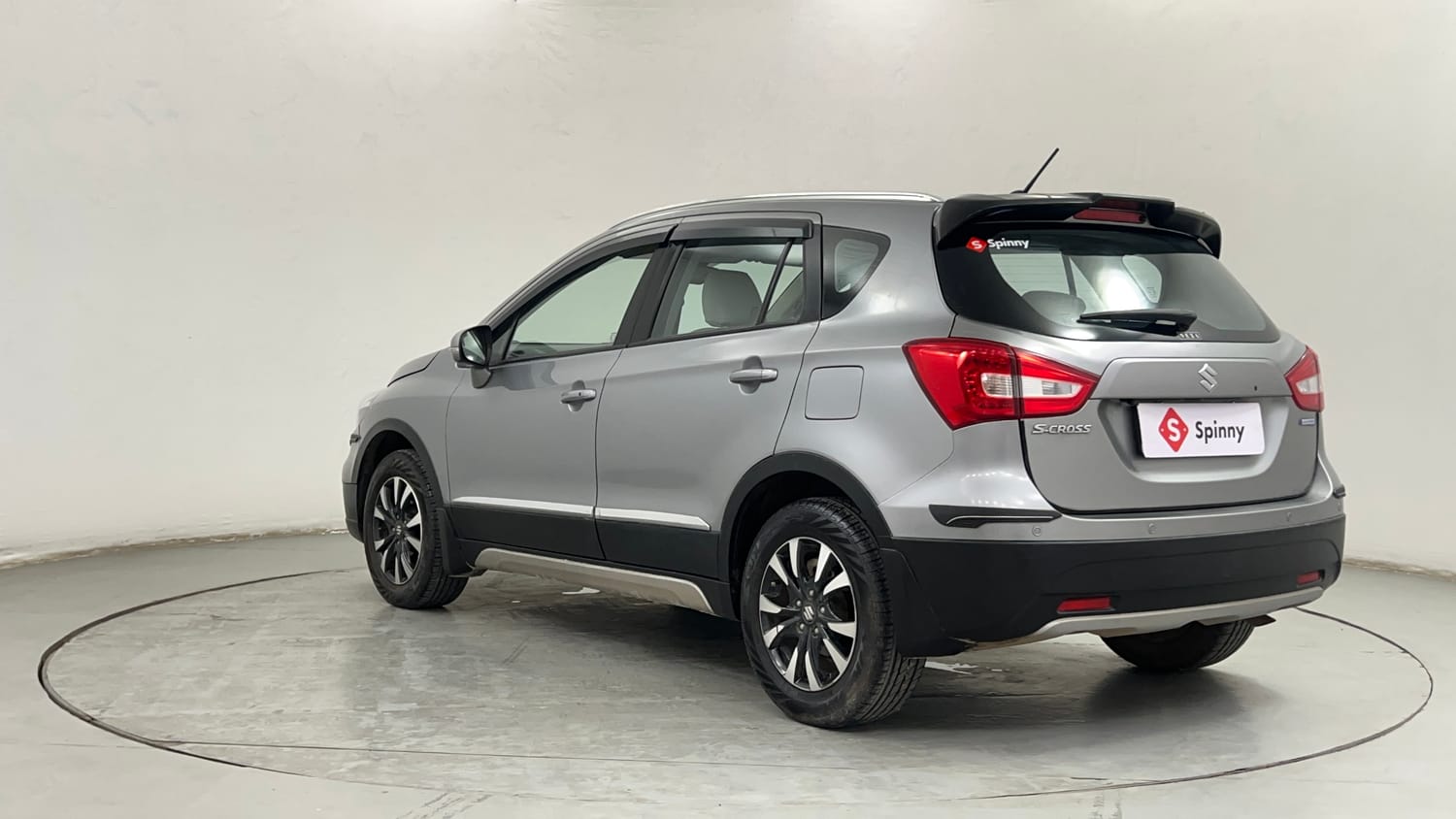 Used 2022 Maruti Suzuki S-Cross Alpha AT Petrol Automatic exterior LEFT REAR CORNER VIEW