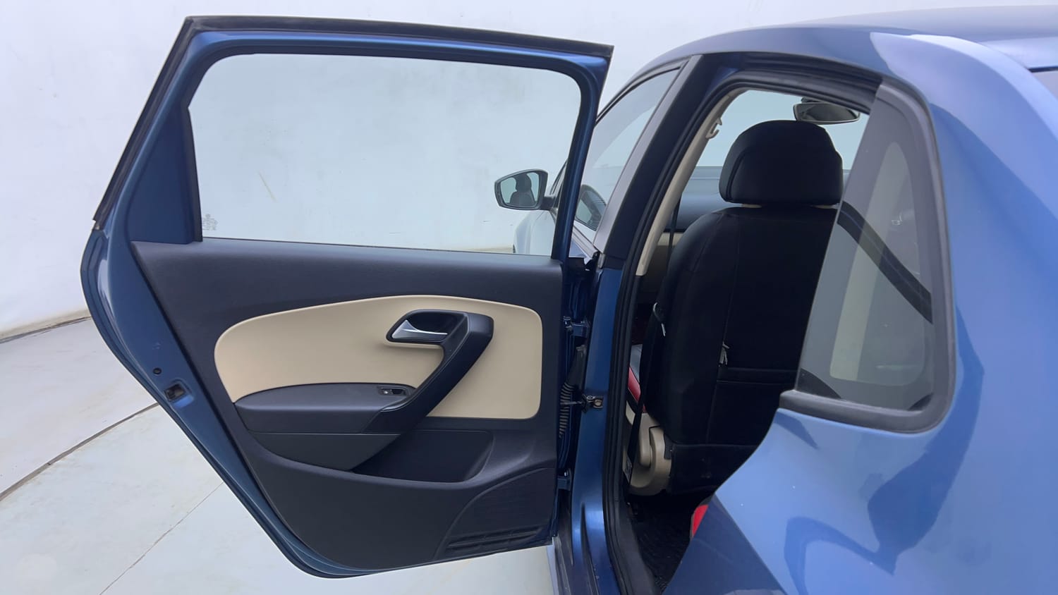 Used 2017 Volkswagen Ameo Highline1.2L (P) Petrol Manual interior LEFT REAR DOOR OPEN VIEW