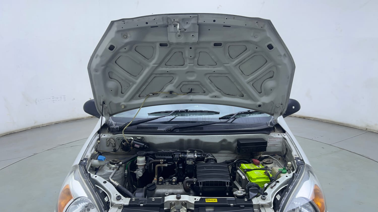 Used 2018 Maruti Suzuki Alto 800 LXi (O) Petrol Manual engine ENGINE & BONNET OPEN FRONT VIEW