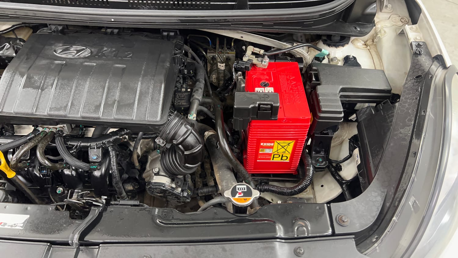 Used 2023 Hyundai Aura SX 1.2 CNG Cng Manual engine ENGINE LEFT SIDE VIEW