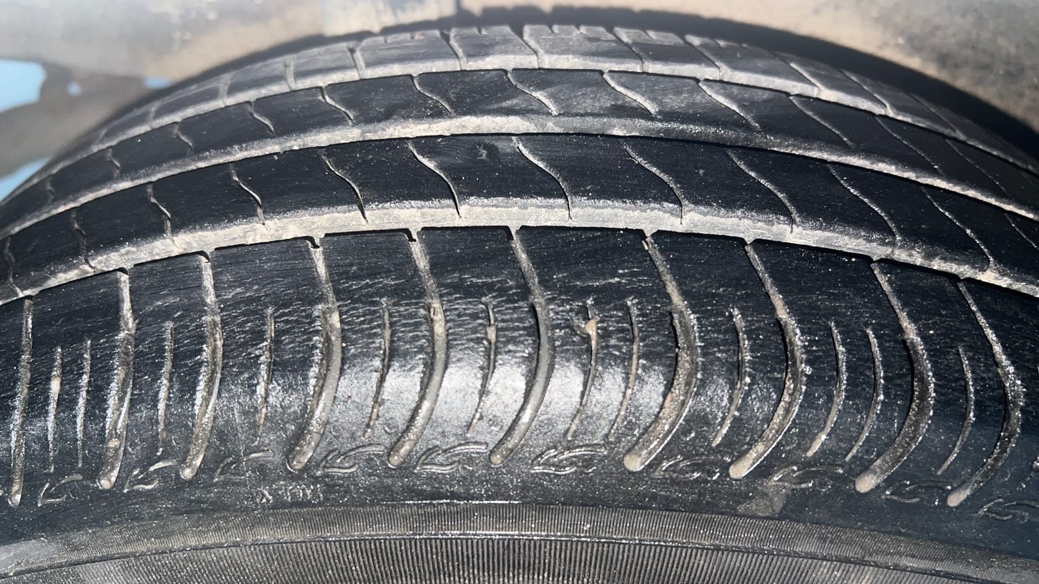 Used 2023 Maruti Suzuki Wagon R VXI 1.0 Petrol Manual tyres RIGHT REAR TYRE TREAD VIEW