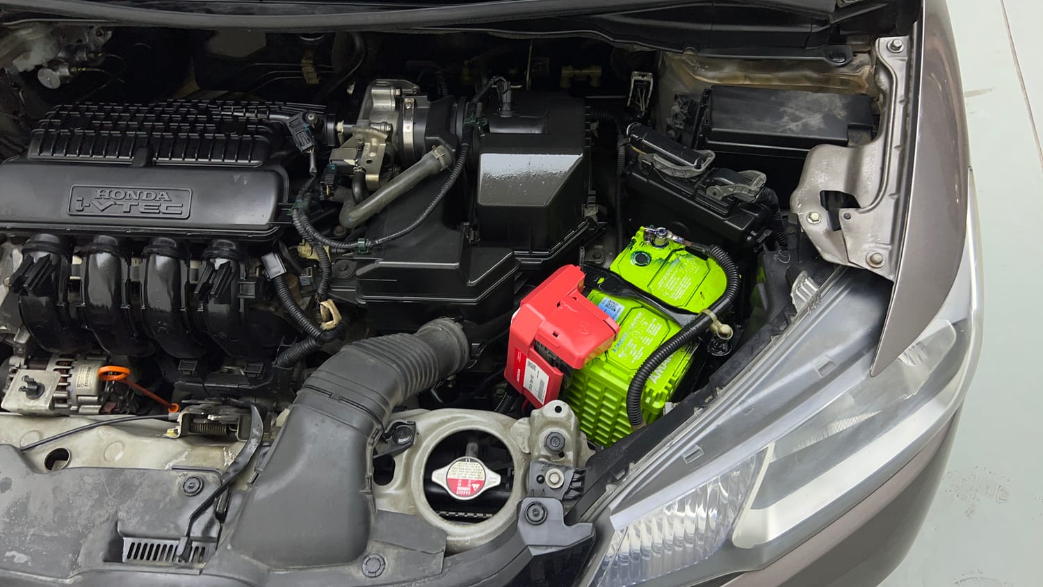 Used 2015 Honda Jazz V AT Petrol Petrol Automatic engine ENGINE LEFT SIDE VIEW