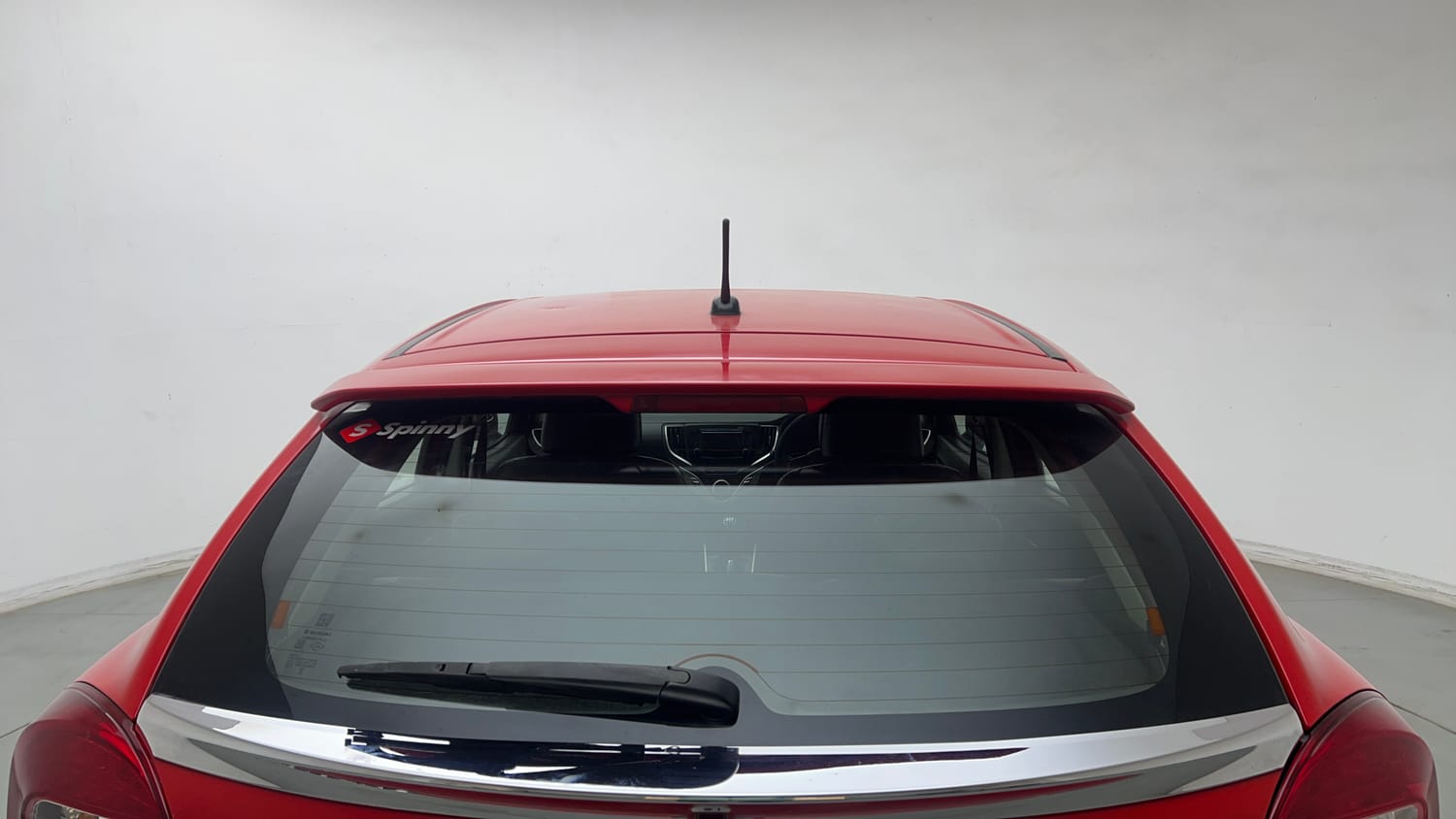 Used 2015 Maruti Suzuki Baleno Delta 1.2 Petrol Manual exterior BACK WINDSHIELD VIEW