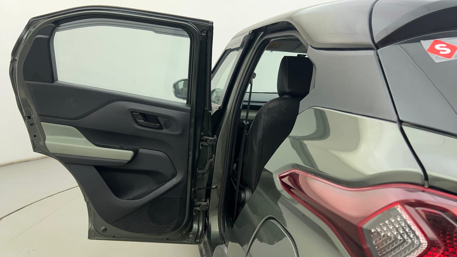 Used 2023 Tata Punch Camo Accomplished AMT Petrol Automatic interior LEFT REAR DOOR OPEN VIEW