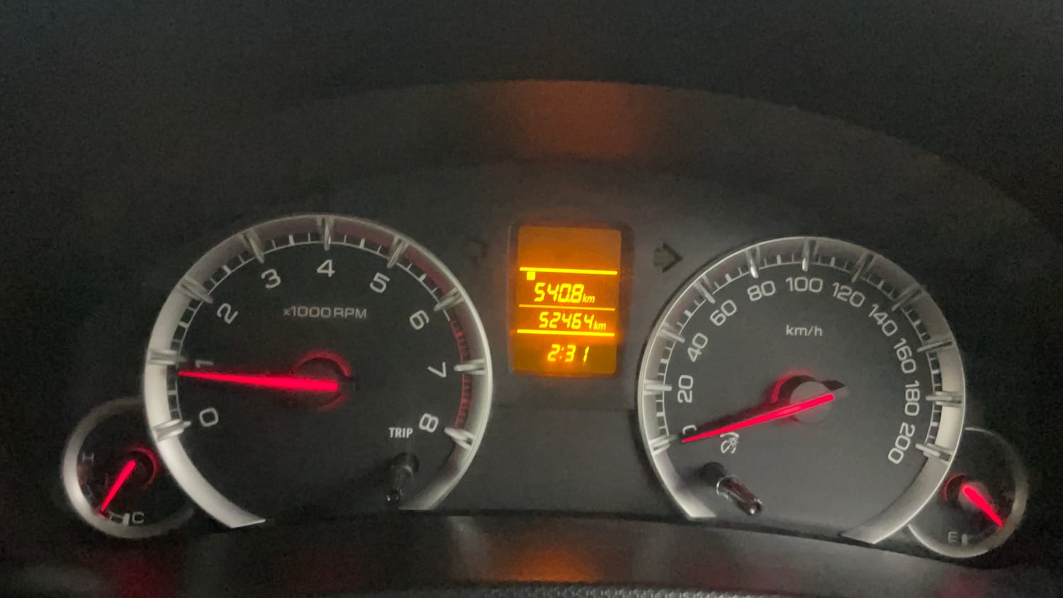 Used 2015 Maruti Suzuki Swift Dzire VXI Petrol Manual interior CLUSTERMETER VIEW