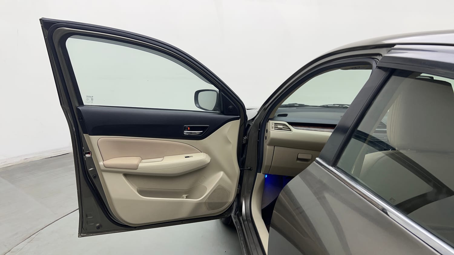 Used 2019 Maruti Suzuki Dzire VXi AMT Petrol Automatic interior LEFT FRONT DOOR OPEN VIEW