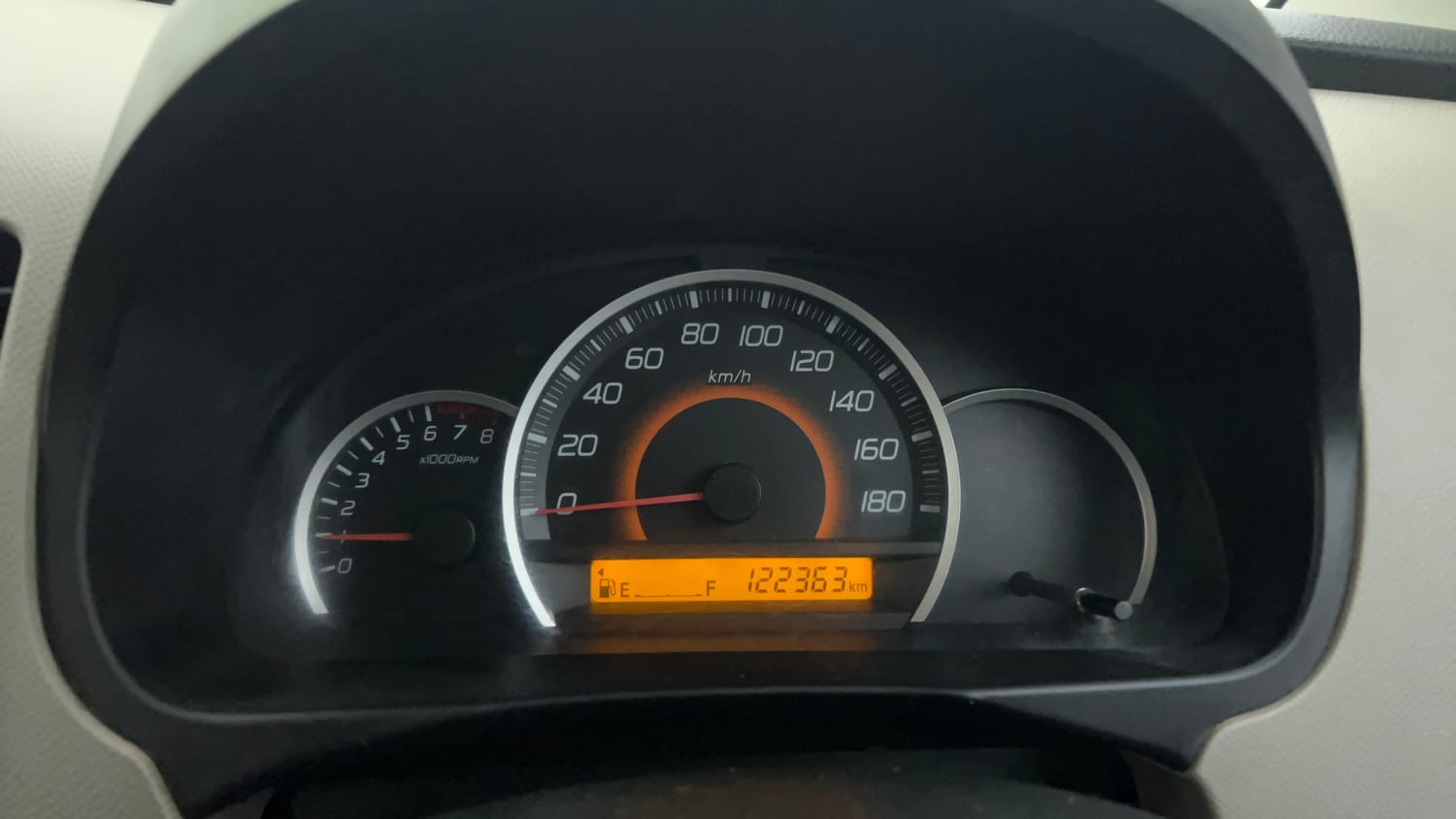 Used 2016 Maruti Suzuki Wagon R 1.0 VXI Petrol + CNG (Outside Fitted) Cng Manual interior CLUSTERMETER VIEW