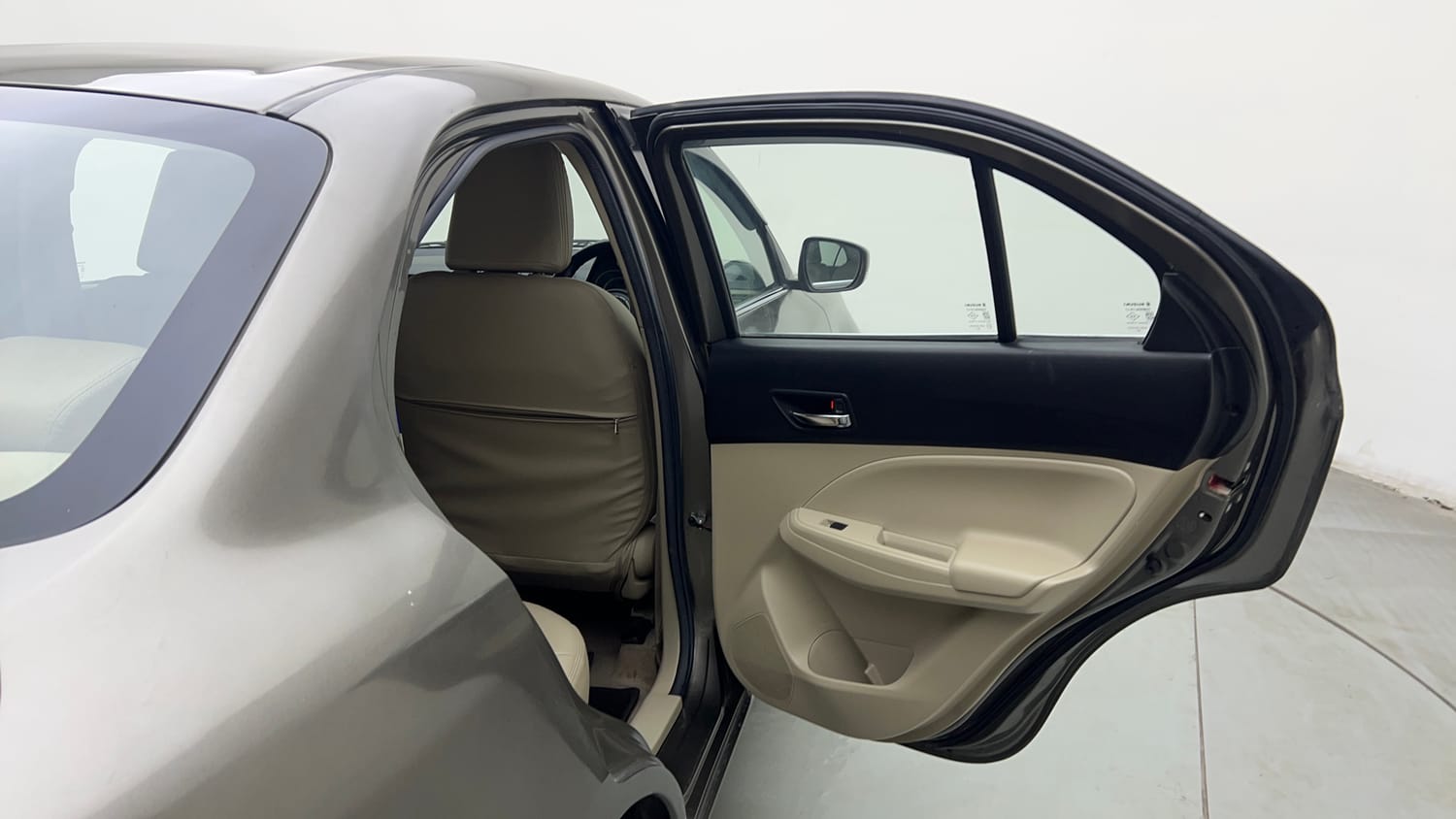 Used 2019 Maruti Suzuki Dzire VXi AMT Petrol Automatic interior RIGHT REAR DOOR OPEN VIEW
