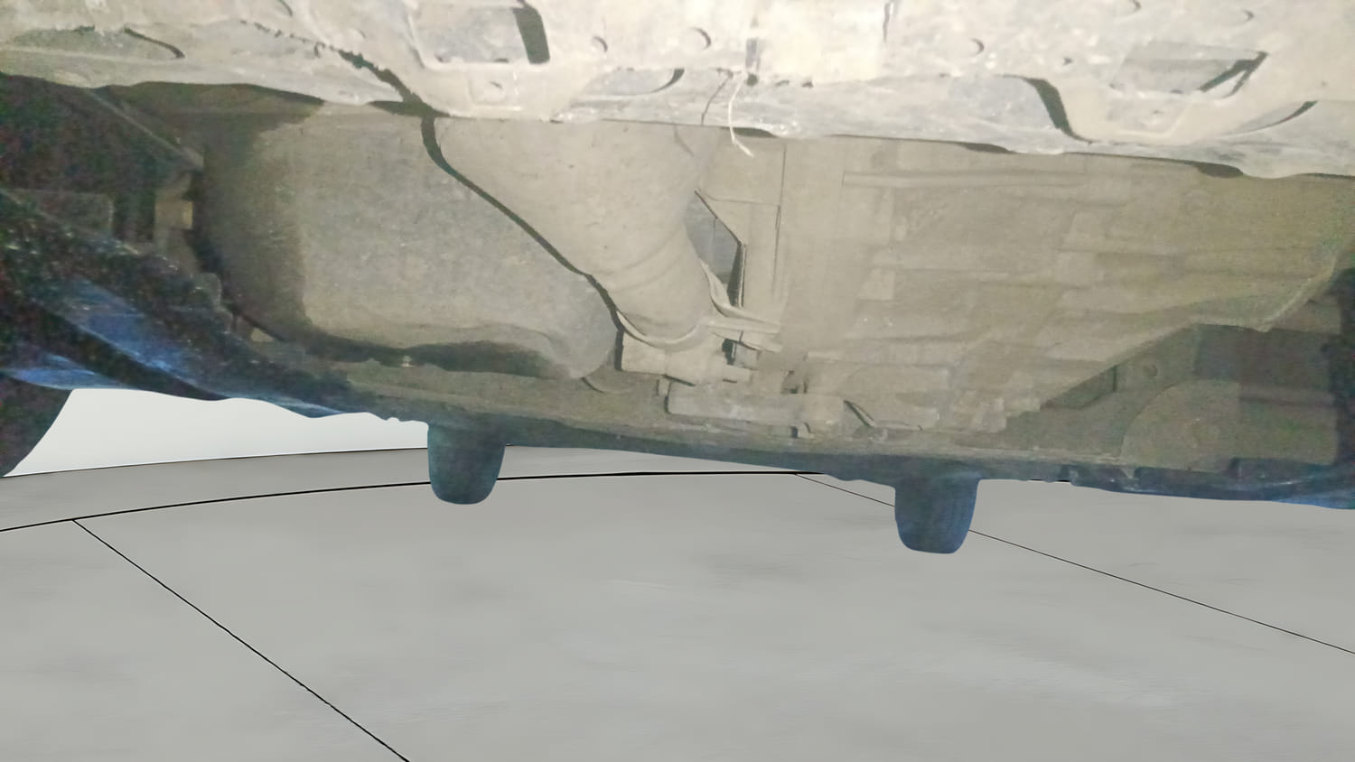 Used 2018 Maruti Suzuki Dzire VDi AMT Diesel Automatic extra FRONT LEFT UNDERBODY VIEW
