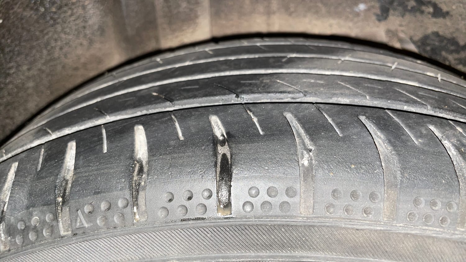 Used 2020 Ford Freestyle Titanium Plus 1.2 Ti-VCT Petrol Manual tyres RIGHT REAR TYRE TREAD VIEW