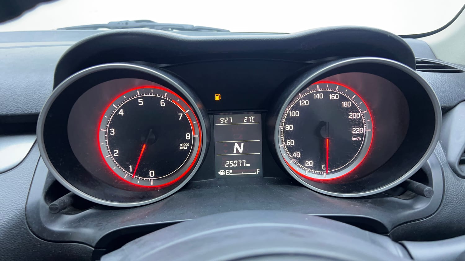 Used 2019 Maruti Suzuki Swift VXi AMT Petrol Automatic interior CLUSTERMETER VIEW