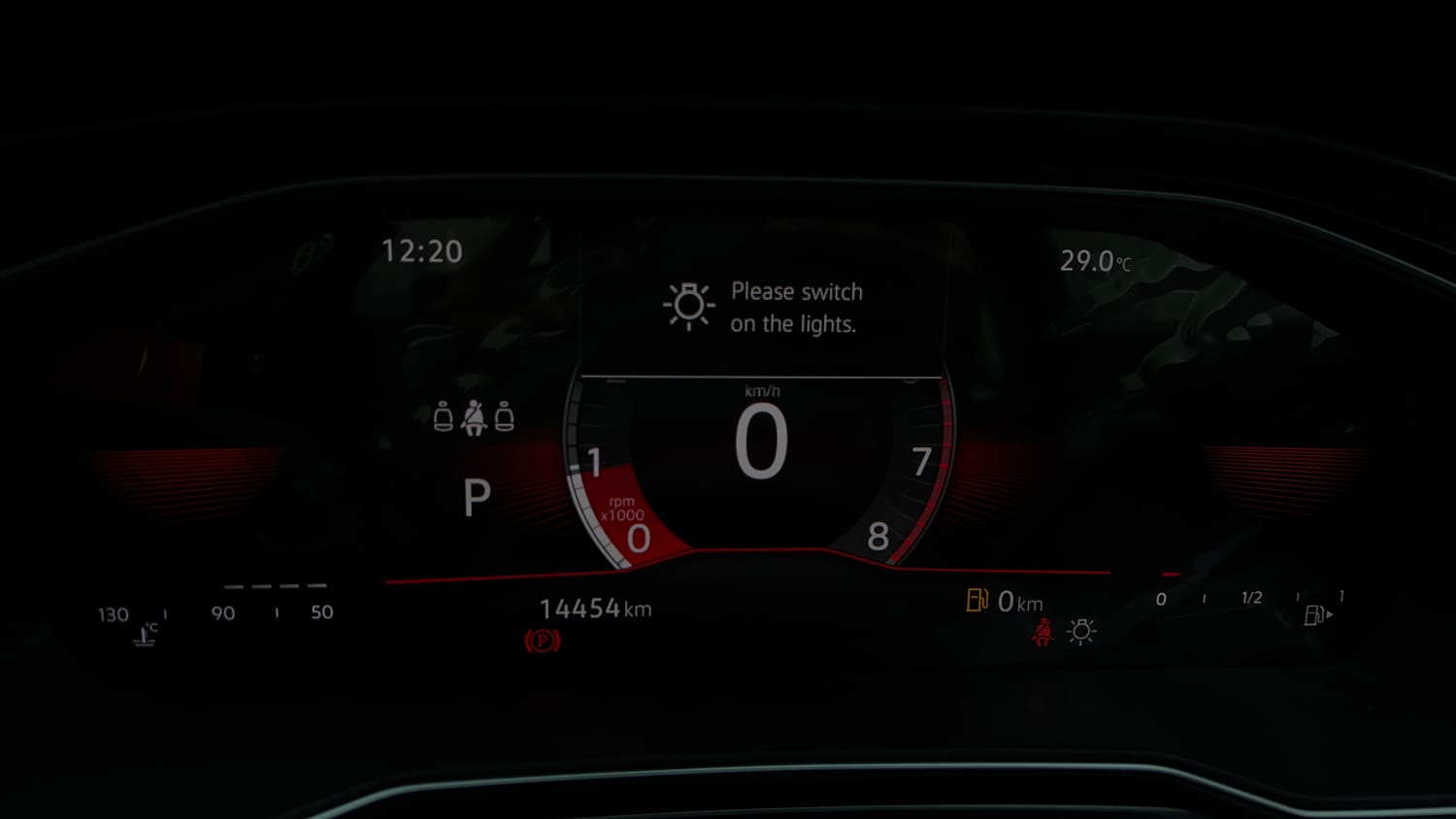 Used 2023 Volkswagen Virtus GT Plus 1.5 TSI EVO DSG Petrol Automatic interior CLUSTERMETER VIEW